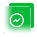 客户洞察数据积累图标